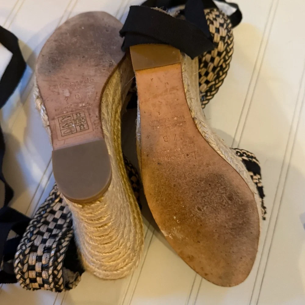 Kate Spade New York Leather Espadrilles